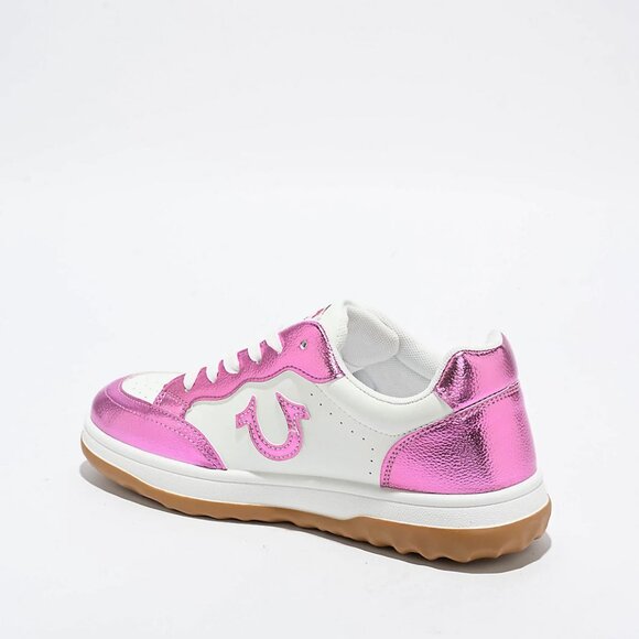 NEW True Religion Karlie Pink & White Shoes pink/white unisex 296 - Picture 4 of 7